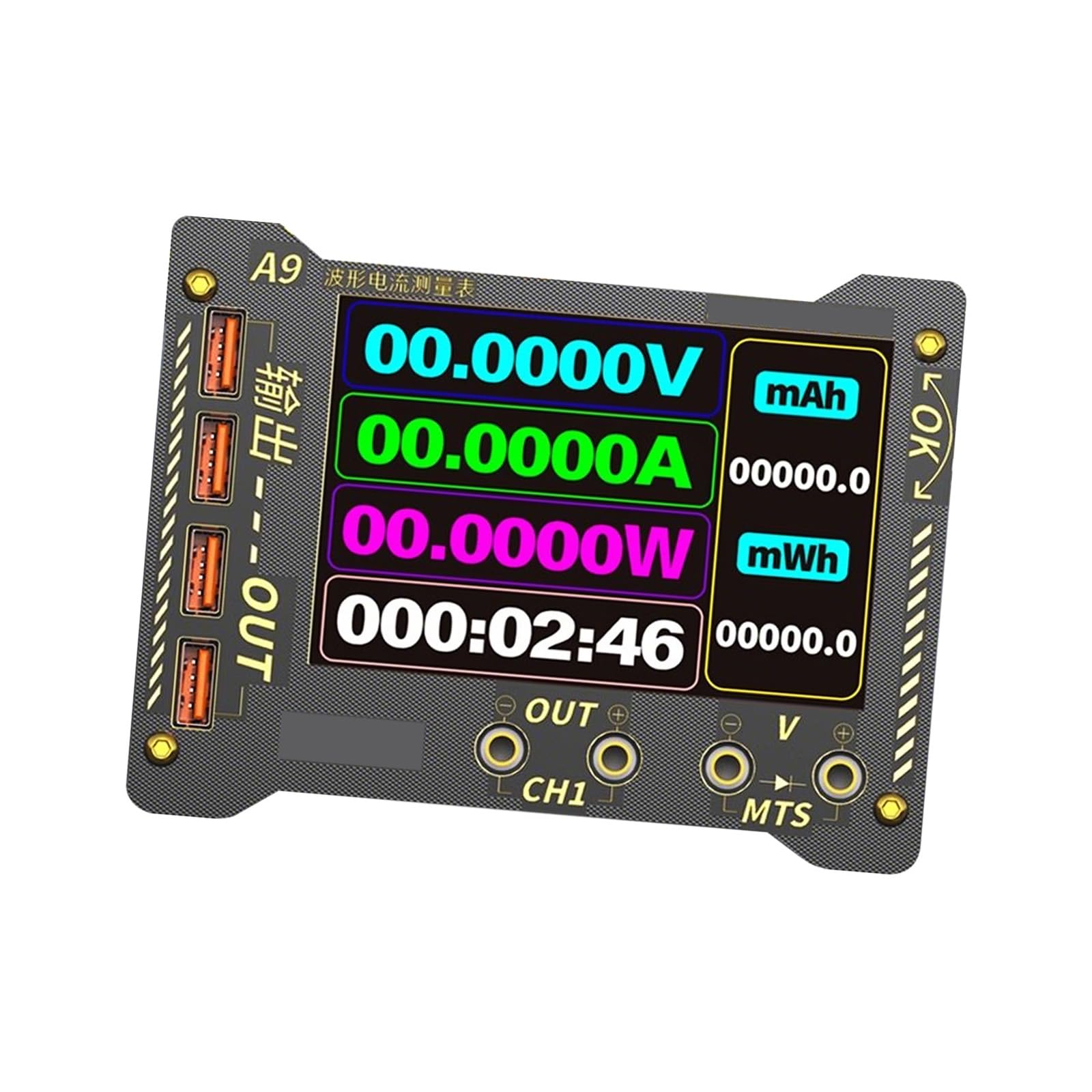 Professional Waveform Current Voltages Meter Measurement Featuring 0.01s Diode Scan and 8A Current Detection Capability Digital Measurement Tool