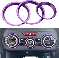 Vista 9 de Cubierta de anillo exterior para perilla de control de clima de Subaru CA, interruptor de control de volumen para Subaru Forester 2019-2024