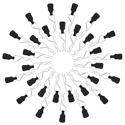 Miniatura 8 de 30 clips universales de 0.039 in para el cuerpo RC con lengüetas para coche, clips de clip RTR H165, piezas de repuesto para escala 1:14 1:16 1:18