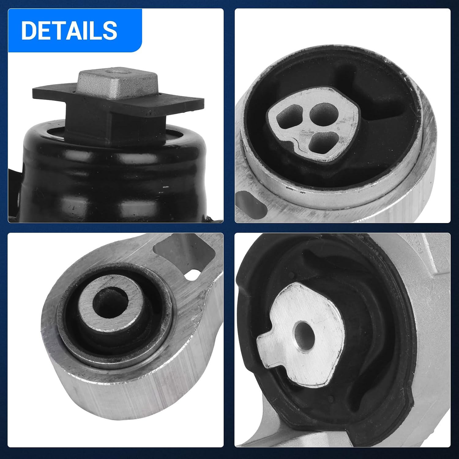 Autoround Engine Motor and Trans Mount Kit [2.5L L4] Fit for Ford Fusion 2010-2012, Mercury Milan 2010-2011, Automatic Transmission, Replace# A4431 A5556 A5740, Set of 3