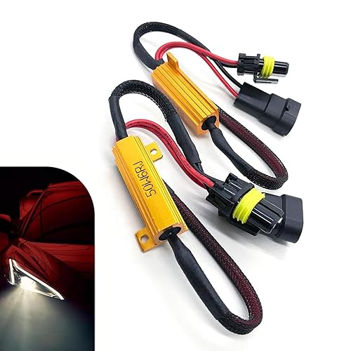 Bawkars 2 PCS 9005/9006 Car LED Light Bulb Decoder, Anti