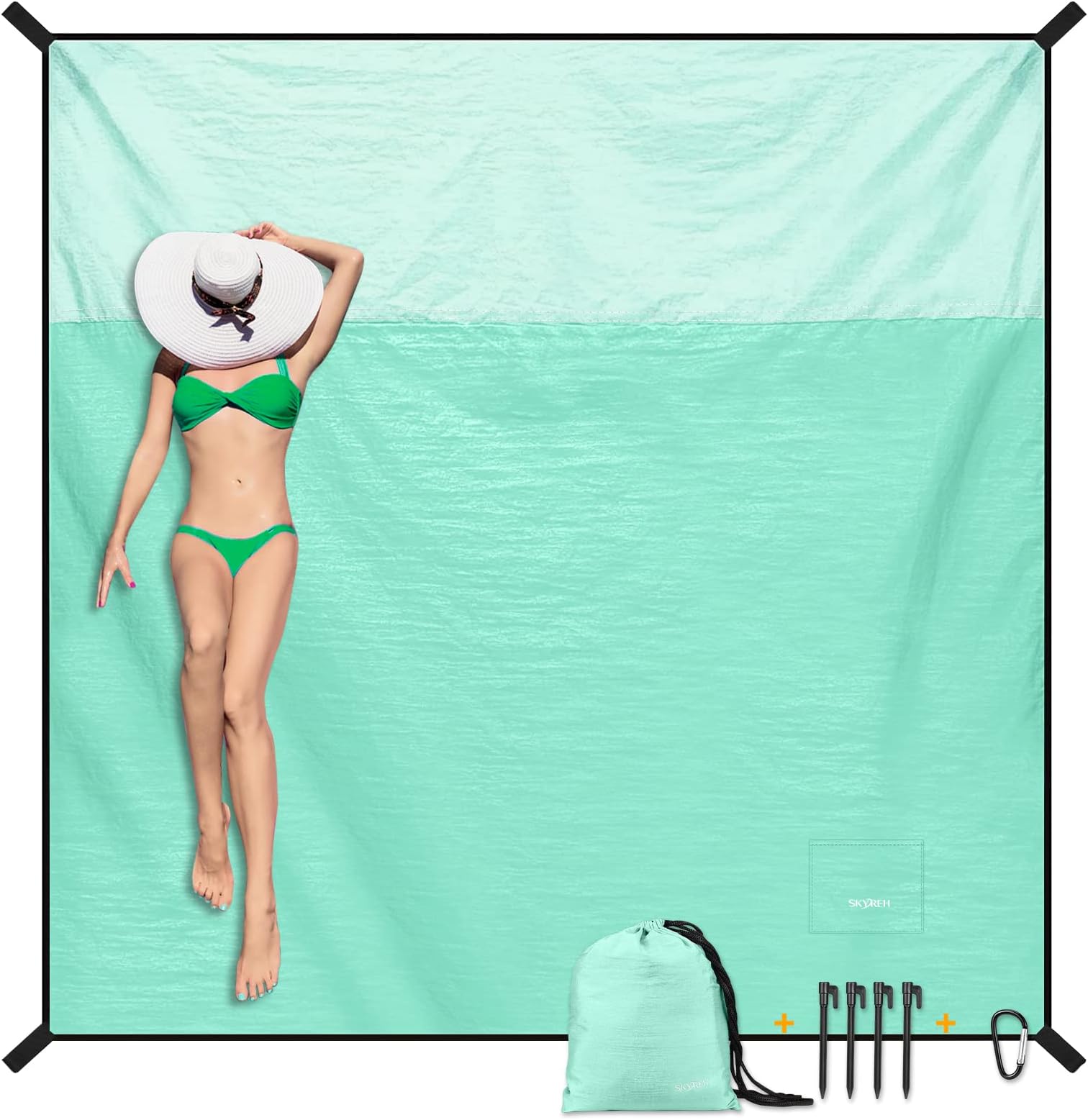 WERNNSAI Flamingo Beach Blanket 200 x