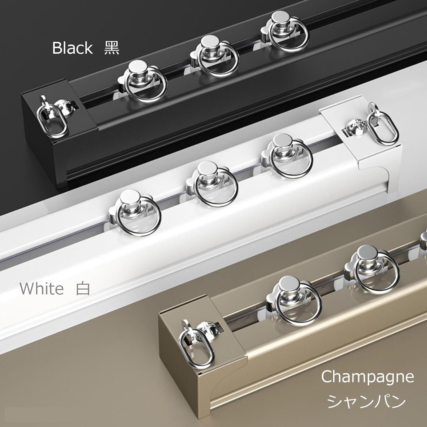 Heavy Duty Aluminum Alloy Ceiling Track Curtain Rods with 90 Degree Corner Bends for Bay Windows