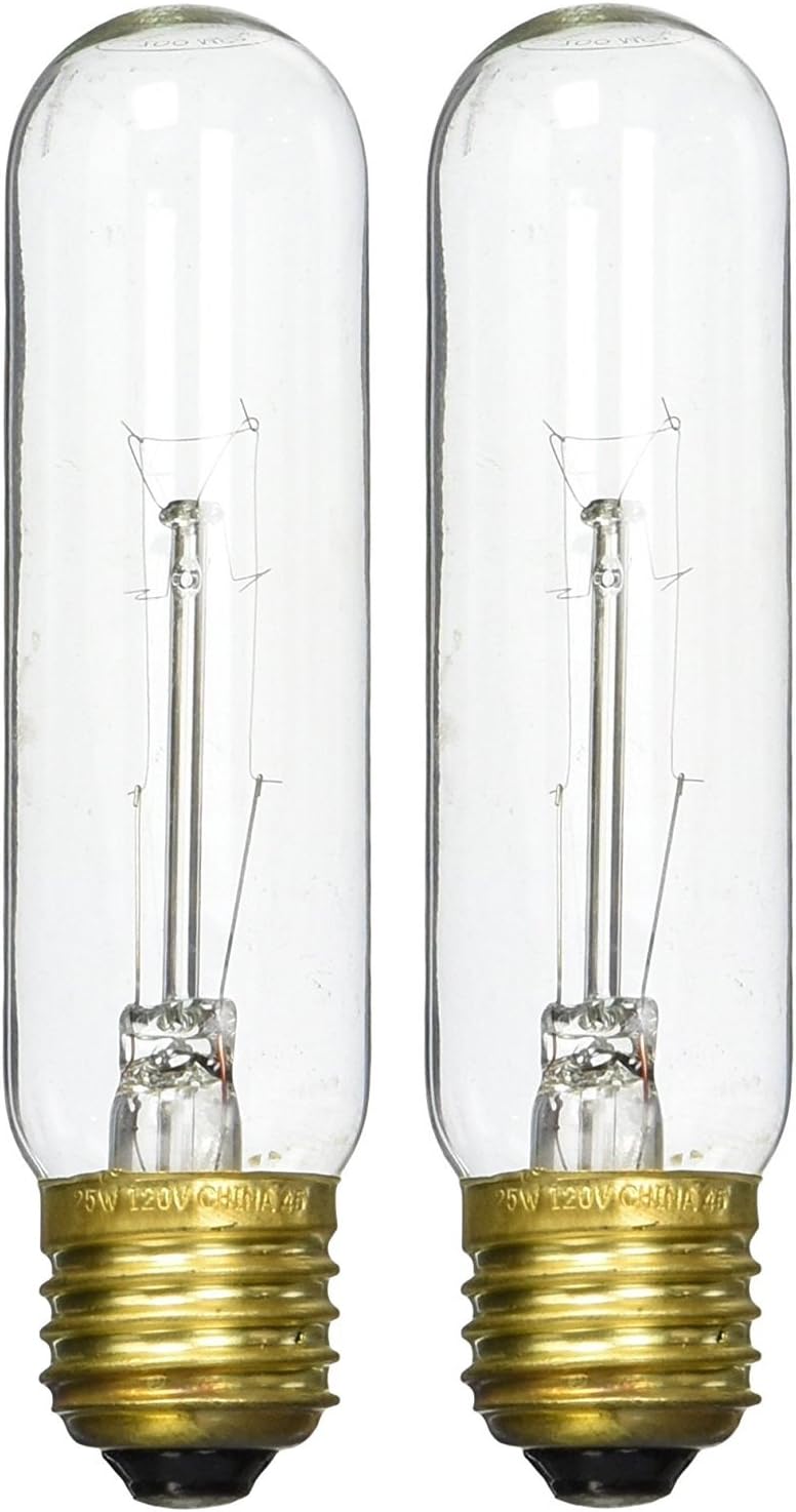 (2 Pack) Zoo Med Laboratories AZMHLC25 25-Watt Highlights Incandescent Bulb, Clear