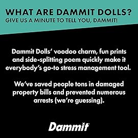 Dammit Doll - Classic Dammit Money Doll - Stress Relief, Gag Gift