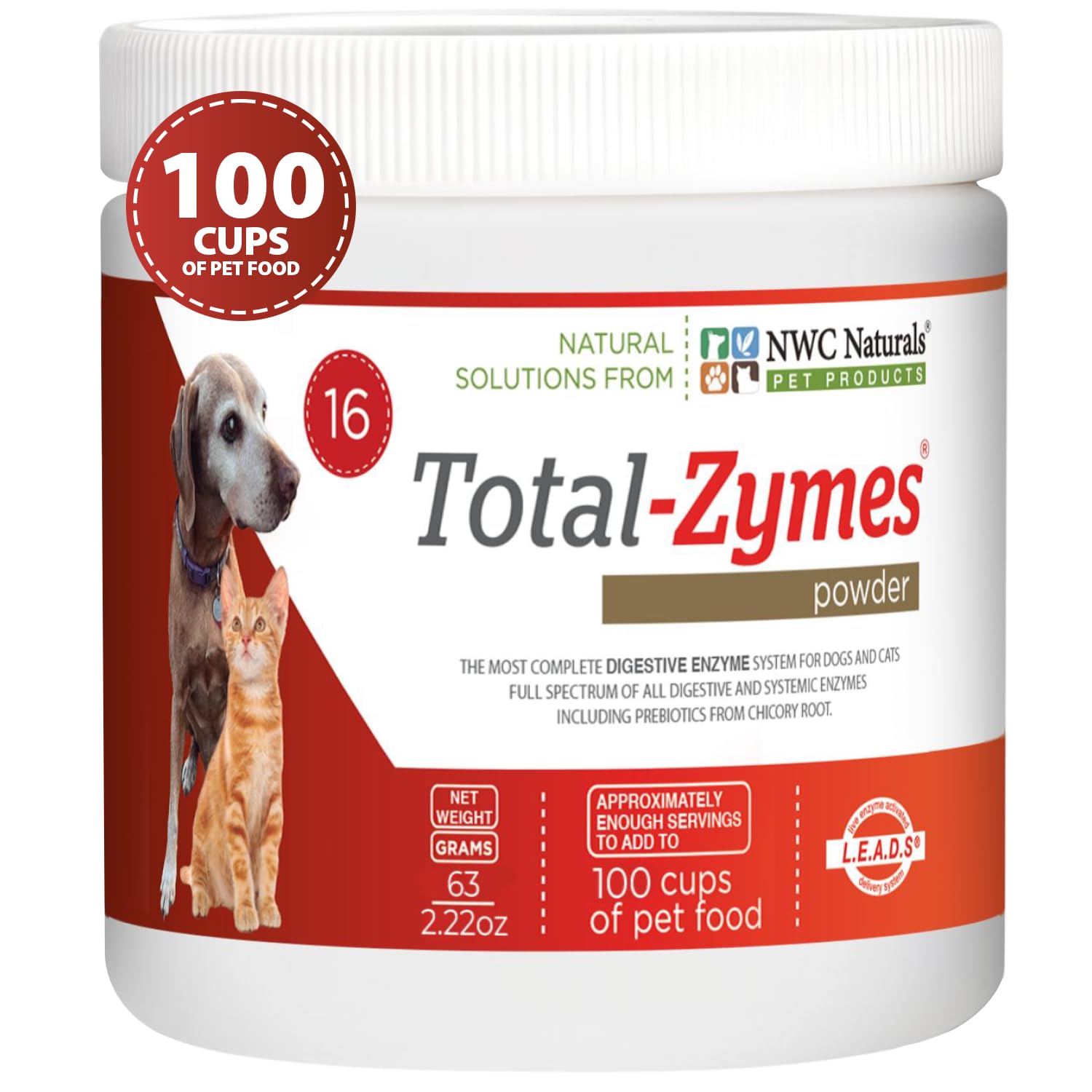 NWC Naturals Total-Zymes Digestive Enzyme Powder