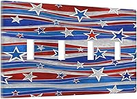 Vista 14 de Puerta de castillo de madera de mediados de siglo, estilo griego, cubierta de interruptor de luz de palanca individual, placa decorativa de pared