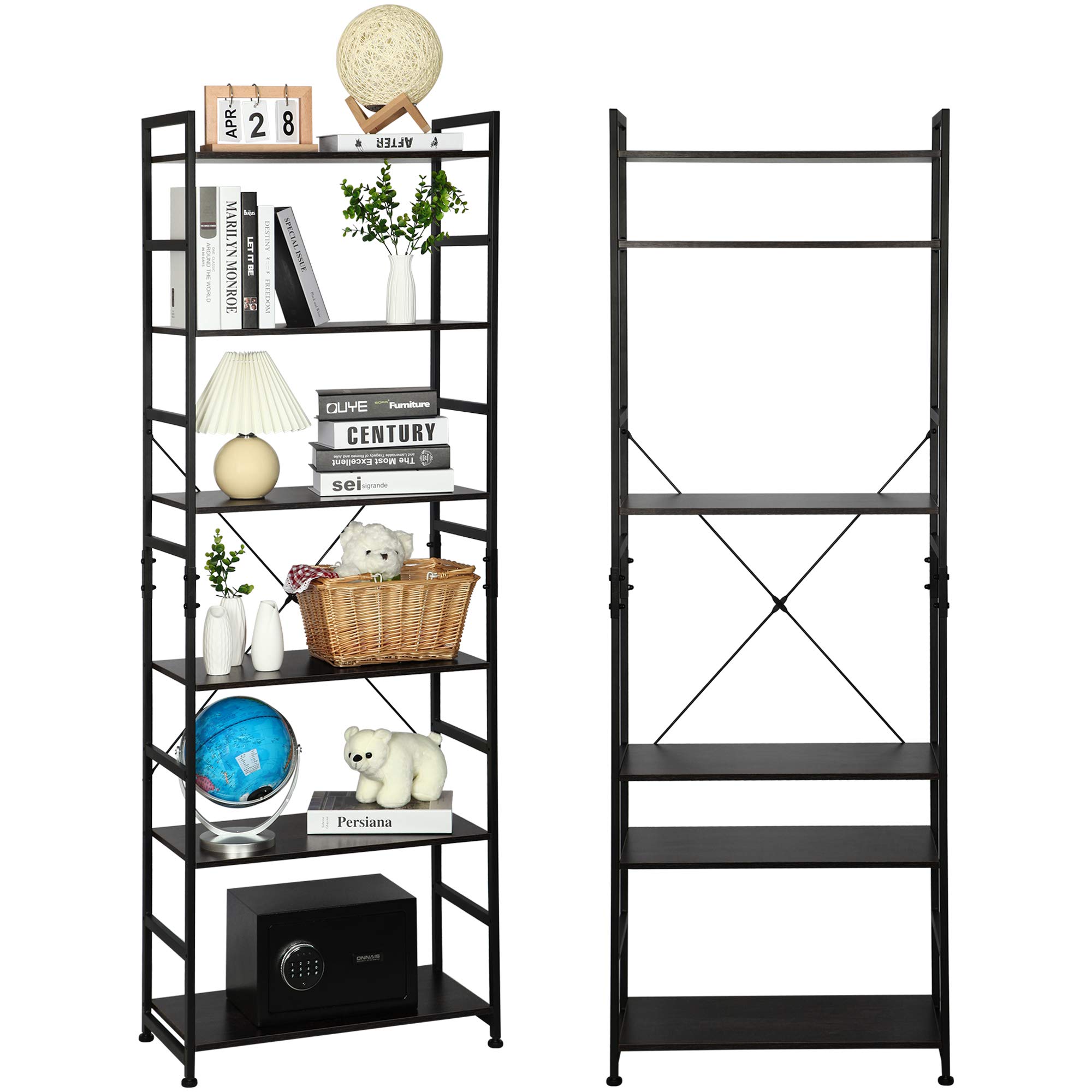 Bookcase With Adjustable Shelves Decor For You