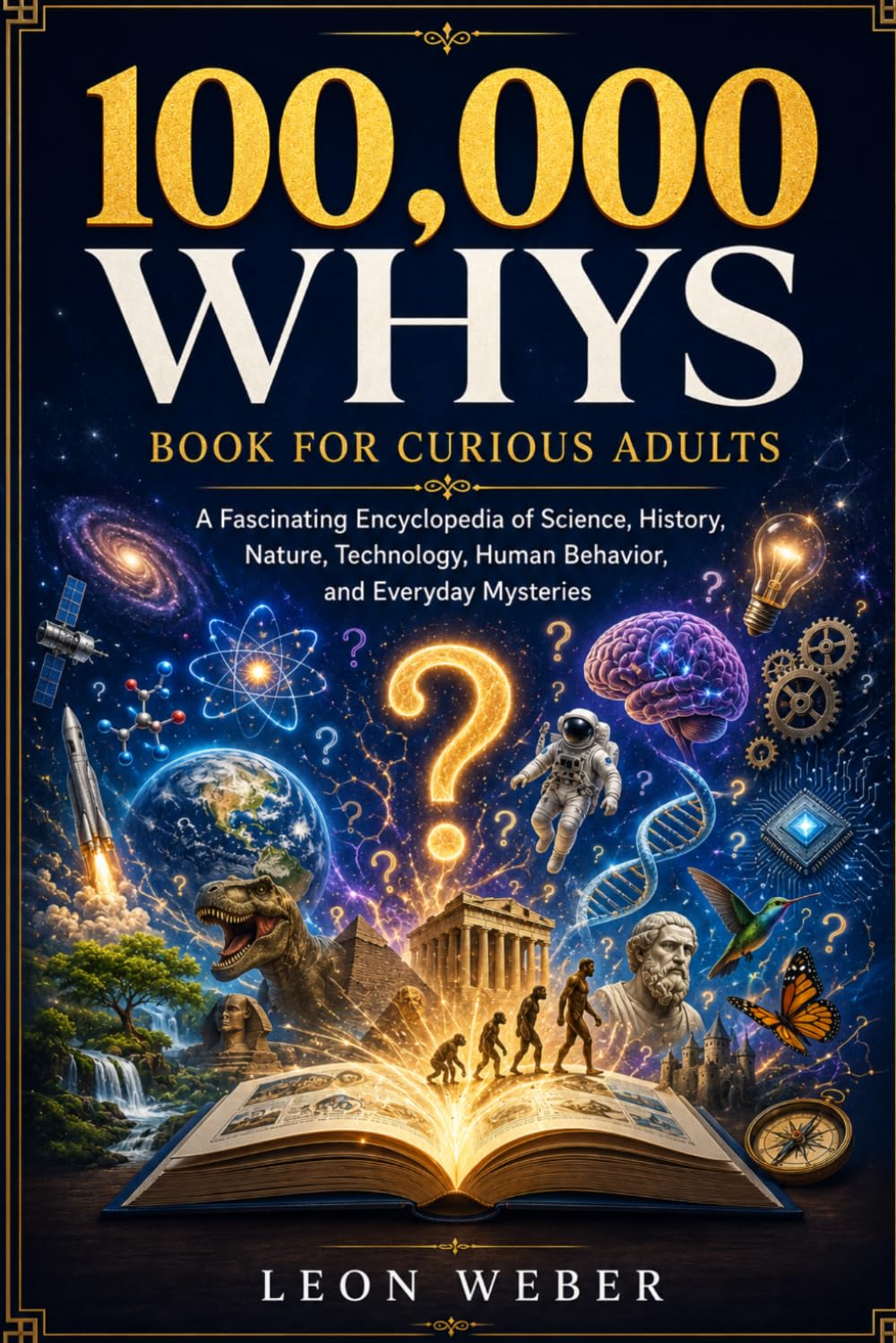 100,000 Whys Book for Curious Adults: A Fascinating Encyclopedia of Science, History, Nature, Technology, Human Behavior, and Everyday Mysteries