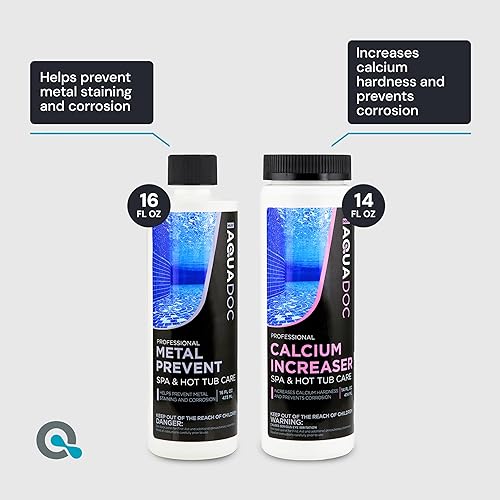 Miniatura 3 de Aquadoc Kit de iniciación de bromo para bañera de hidromasaje para spas, kit completo de mantenimiento de spa con tabletas de bromo y kit completo