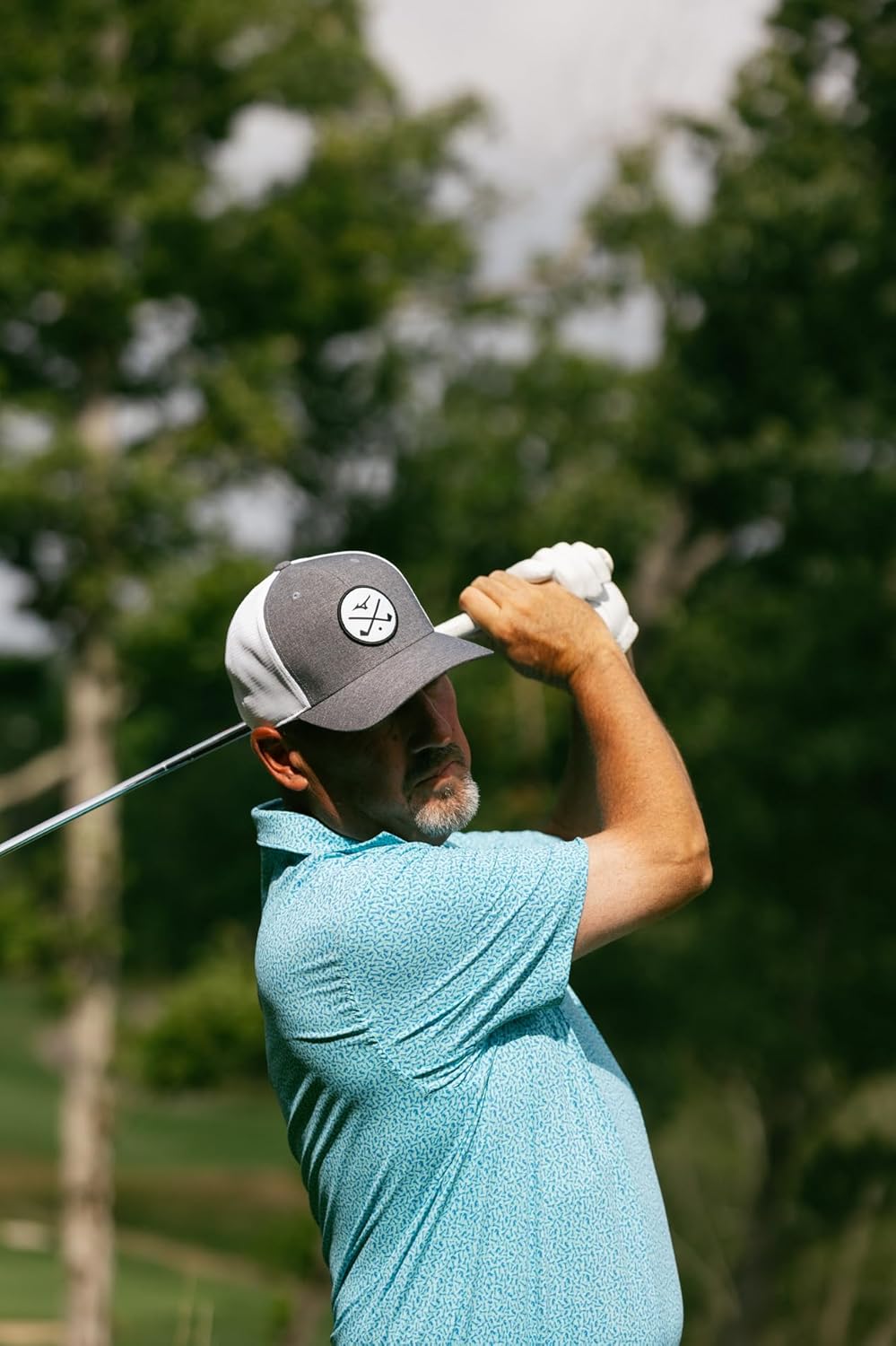その他 ELECTRIC GOLF x CLUBHAUS Snapback Cap Mizuno Golf Crossed Clubs Meshback Hat | RockBottomGolf.com