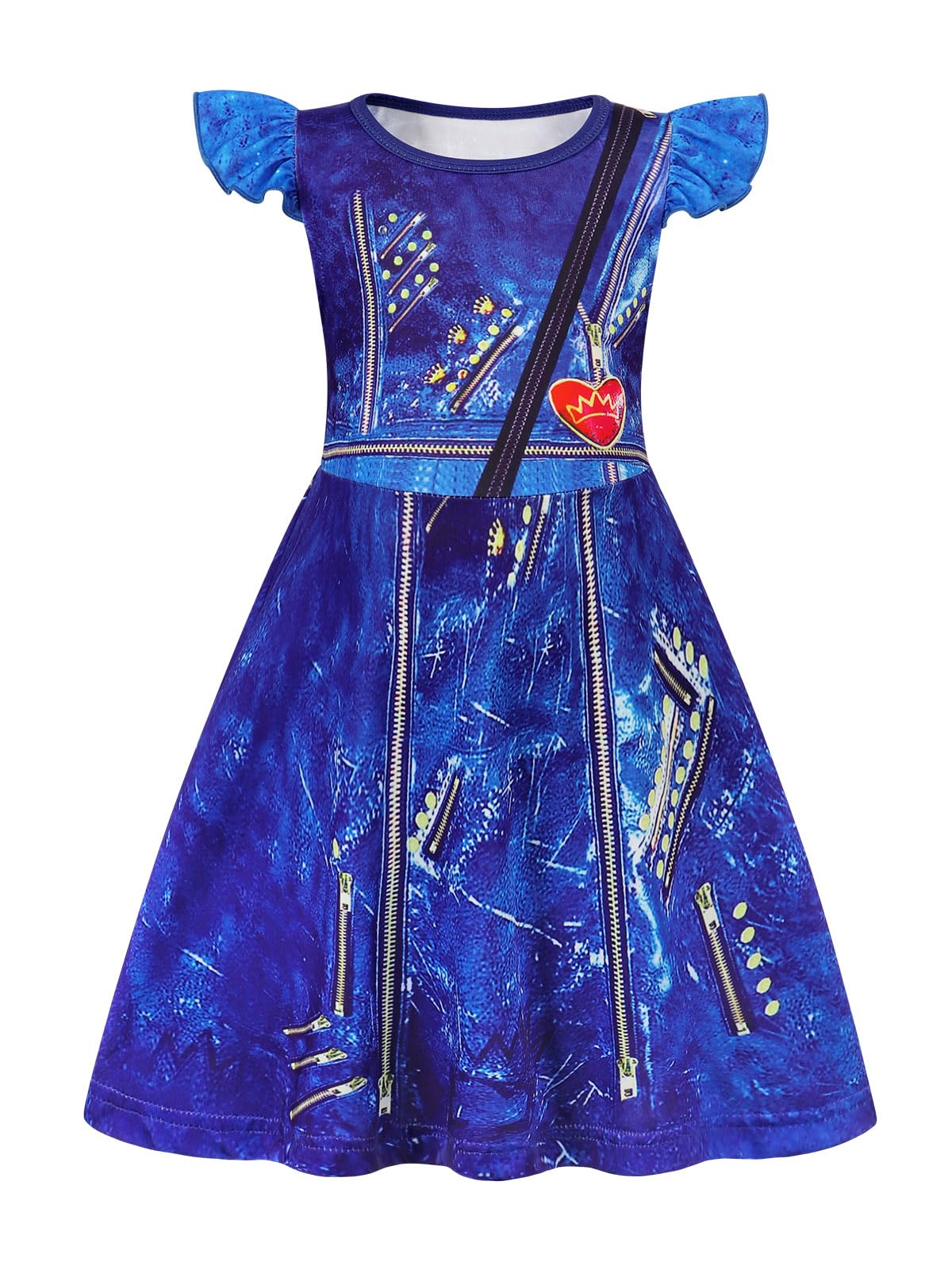 AmzBarley Princess Costume for Girls Halloween Outfit Kids Dress Up Clothes Age 1-10 Years Birthday Party Gifts — view 23