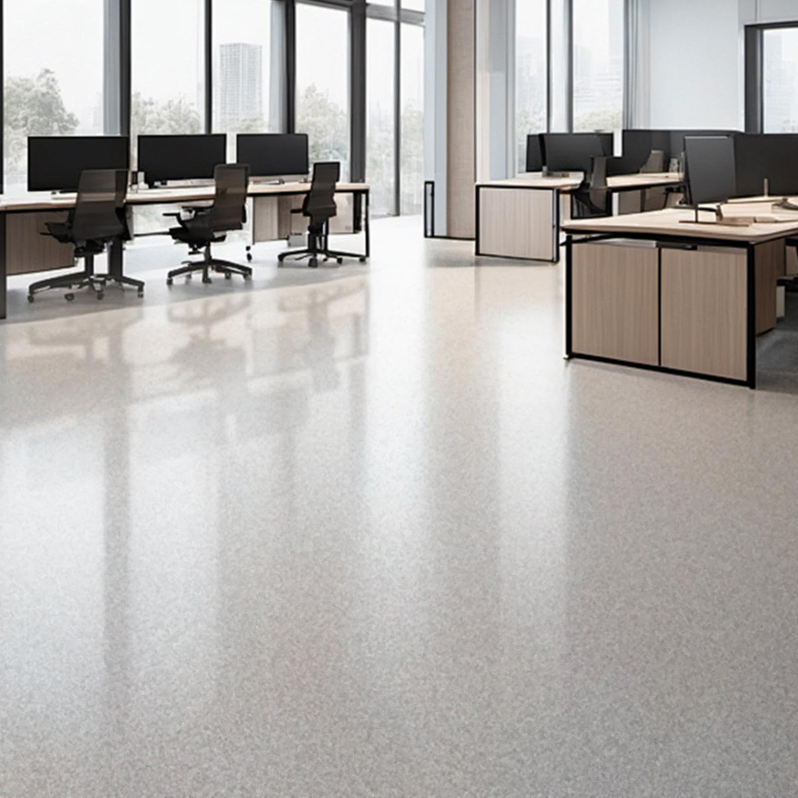 Garage Floor Paint,Self Leveling Wear Resistant | Epoxy Sand Paint for Concrete - for House Home Dorm Apartment Indoor Shower Room Garage Concrete Building - 2