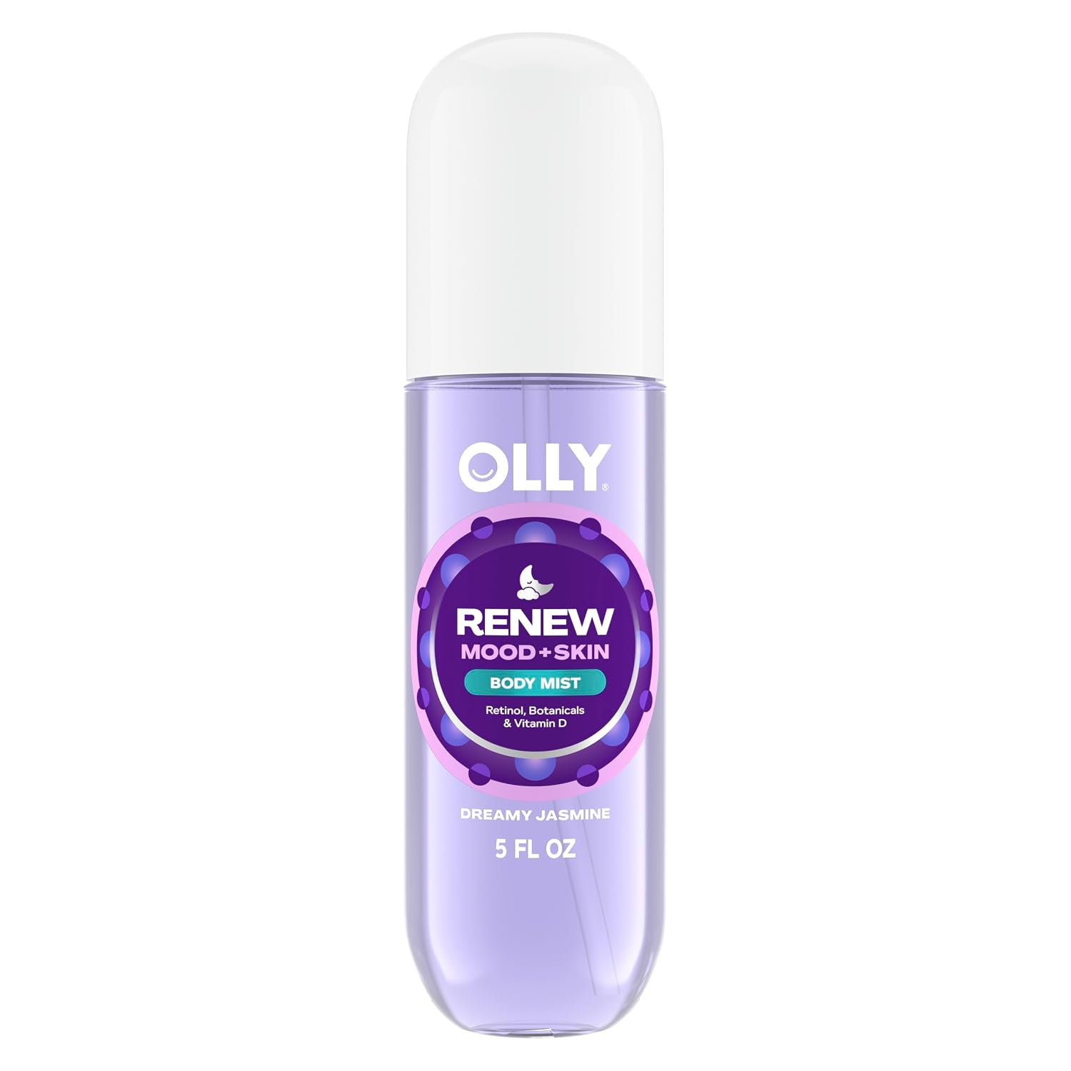 OLLY Renew Body Mist with Retinol & Vitamin D, Dreamy Jasmine Scent, 5 oz