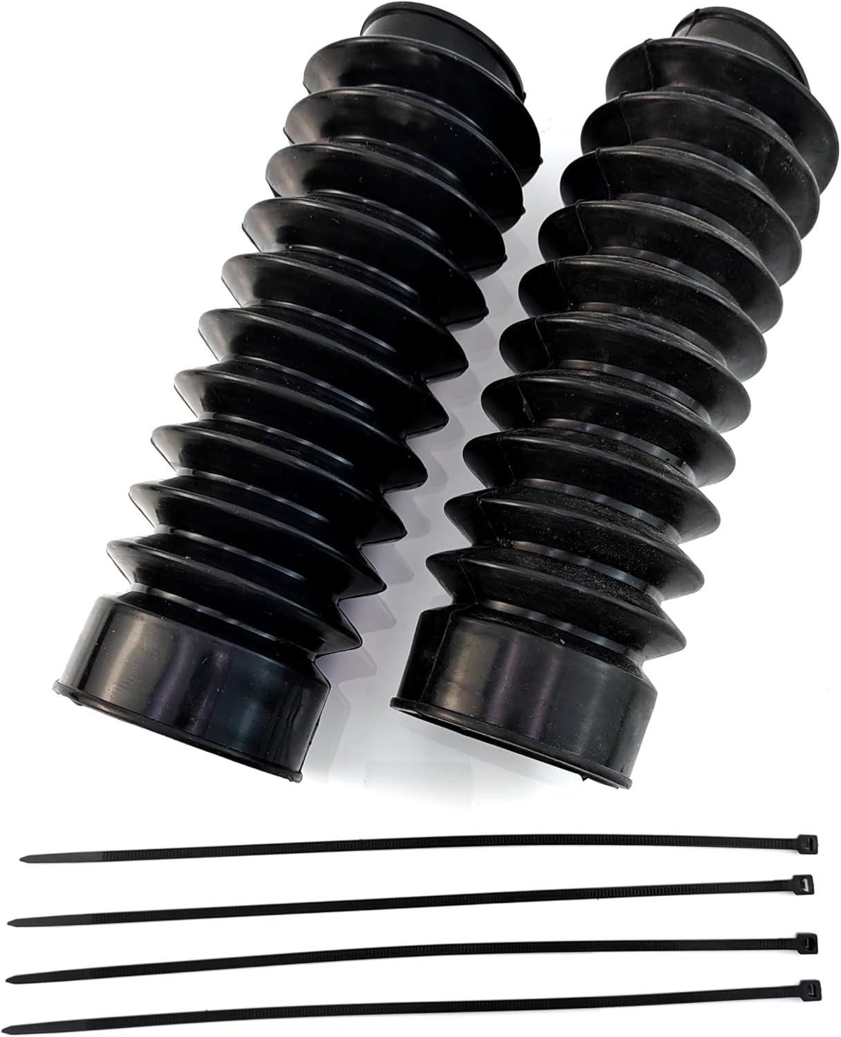 49mm Front Fork Rubber Gaiters Boots Shock Absorber Dust Cover for Harley Dyna
