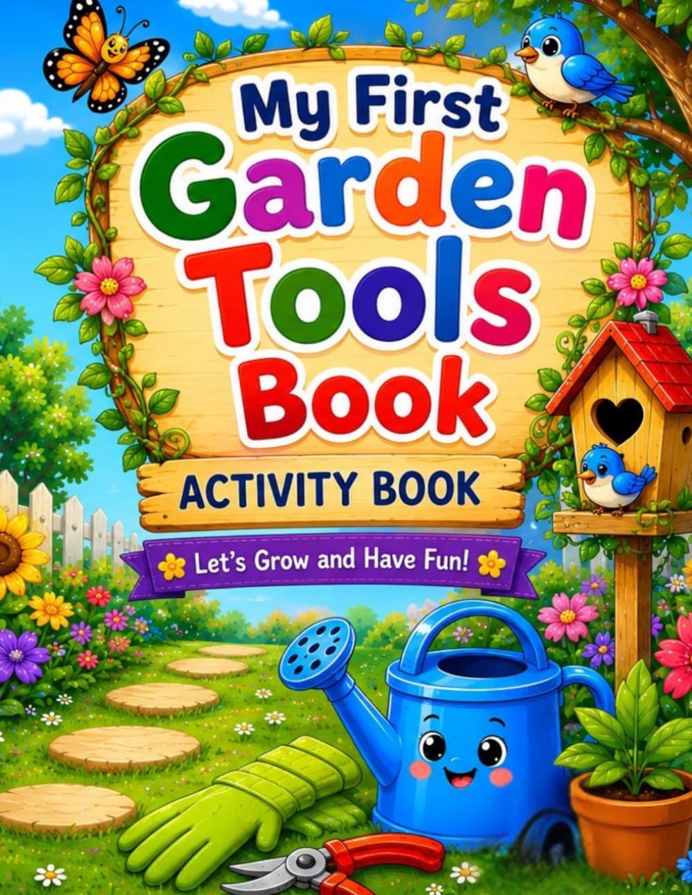MY FIRST GARDEN TOOLS BOOK: ACTIVITY BOOK FOR KIDS AGES 2-5 (My First Learning Books)