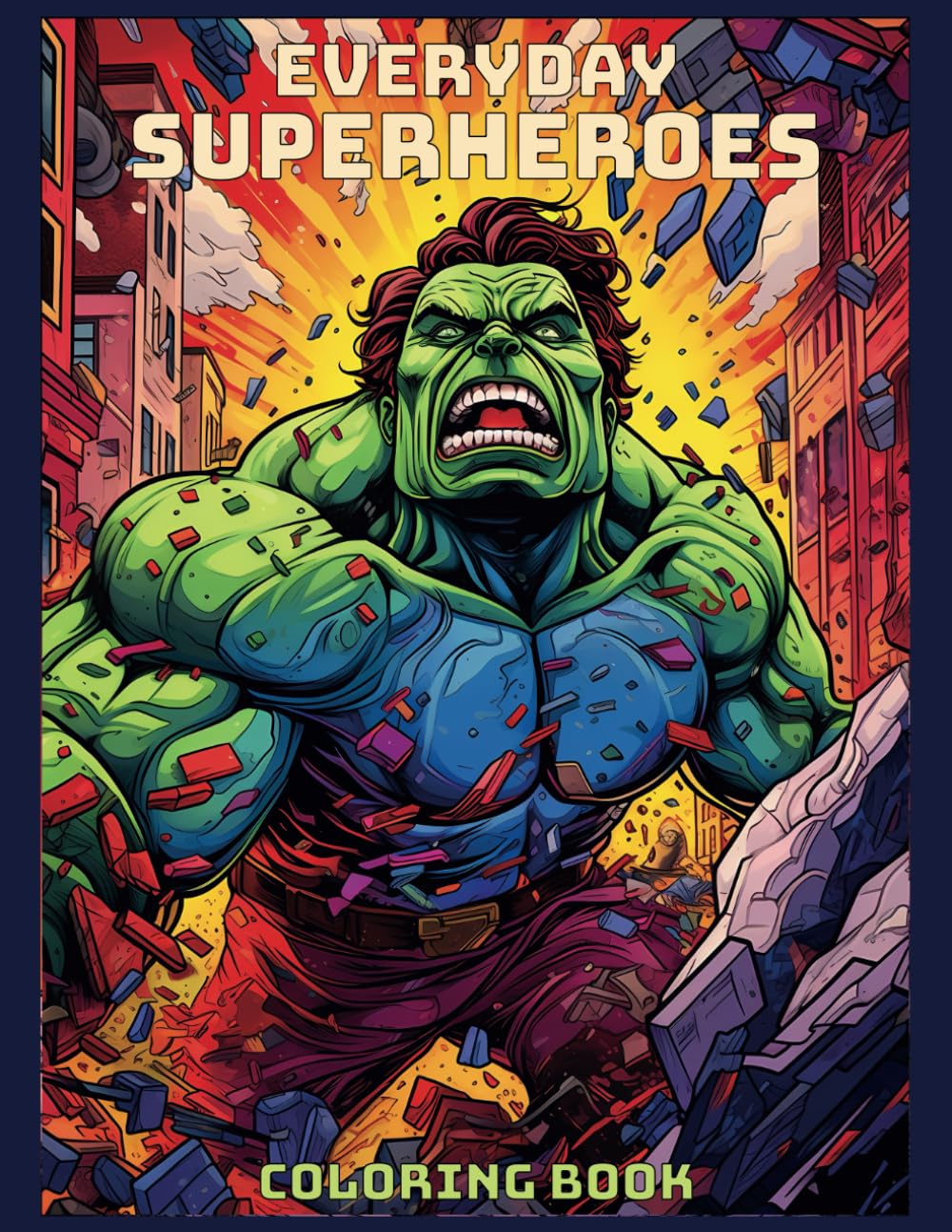 Amazon.com: Everyday Superheroes Coloring Book: 50+ Illustrations of ...