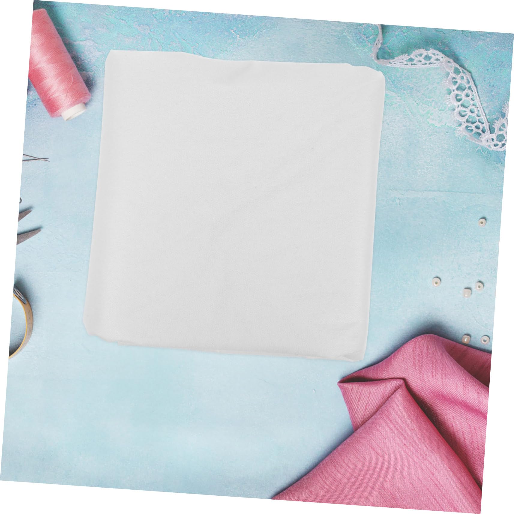 AUTSUPPL Double-Sided Fusible Interlining Fabric for Sewing Soft Hot Melt Adhesive for Patchwork Applique and Embroidery Projects