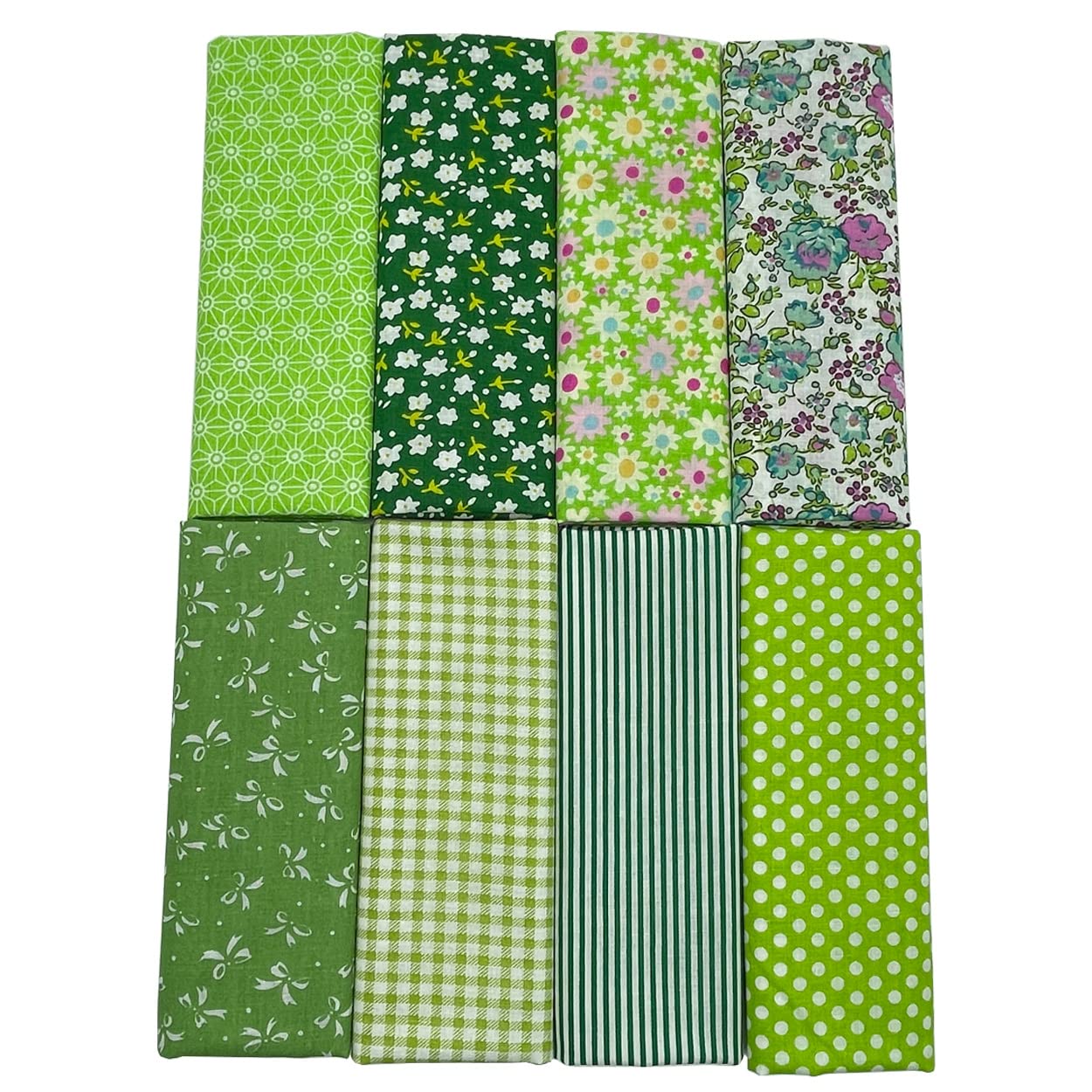 Jukway 8Pcs Cotton Fabric Bundles 50x50 cm Squares - Image 3