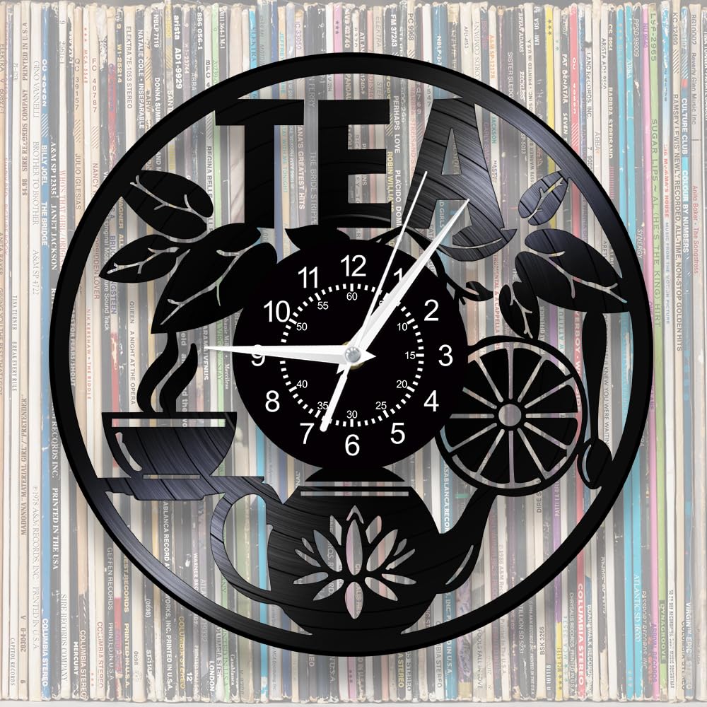 Amazon.com: TIMEGLOW Afternoon Tea Wall Clock, 12 Inch Teatime 