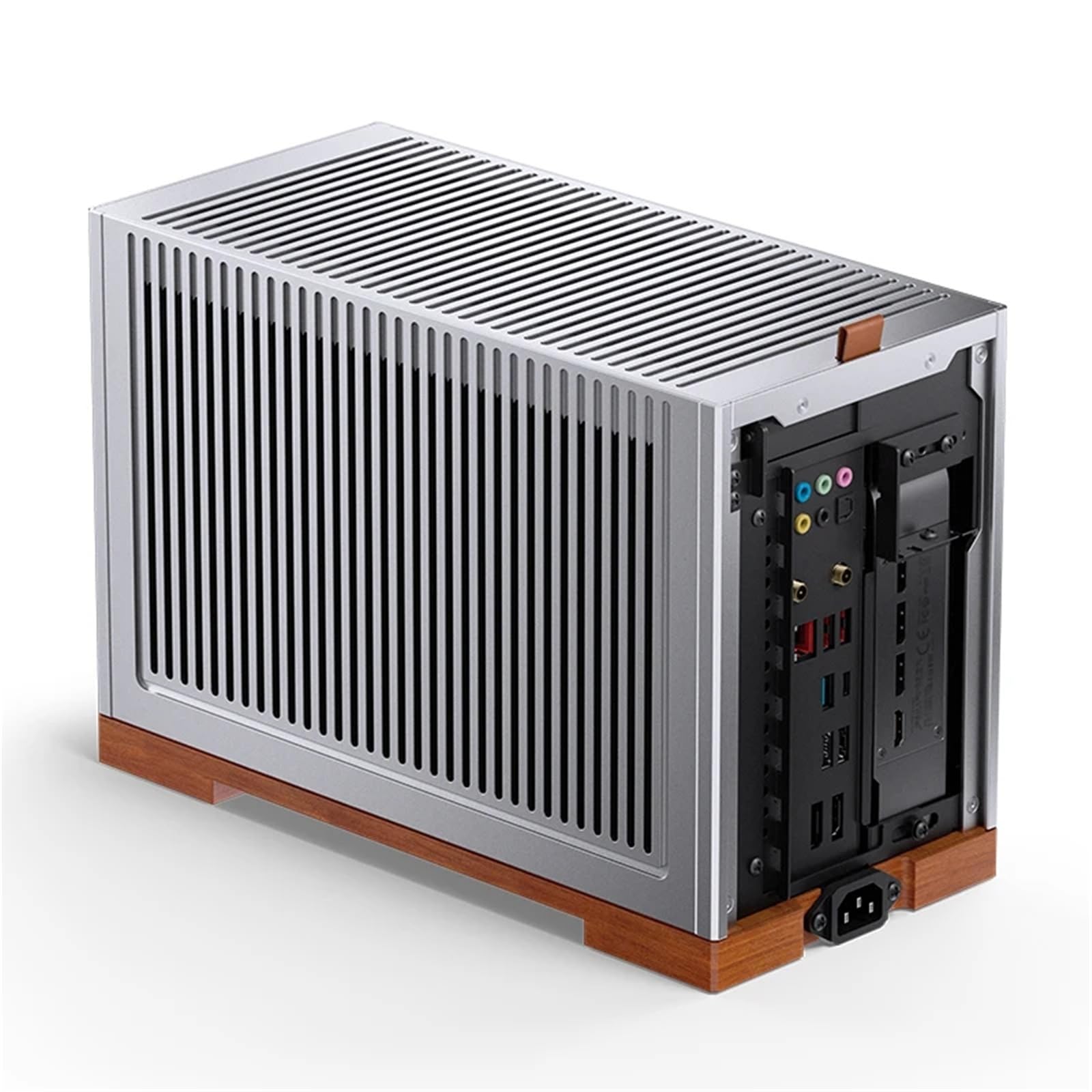 Kompatibel mit JONSBO T9 V5 ITX-Gehäuse, PCIe 5.0 | Das Aluminium-Minigehäuse enthält einen PCI-E 5.0-Riser for die vertikale GPU-Montage.(T9 5.0 black)
