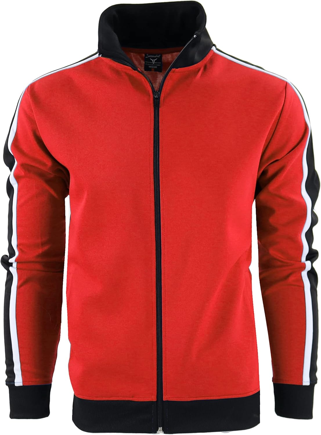 SCREENSHOT Mens Hip Hop Premium Slim Fit Comfort Track Jacket - Athletic Fitness Fashion Urban Lifestyle Streetwear Top - Image 6