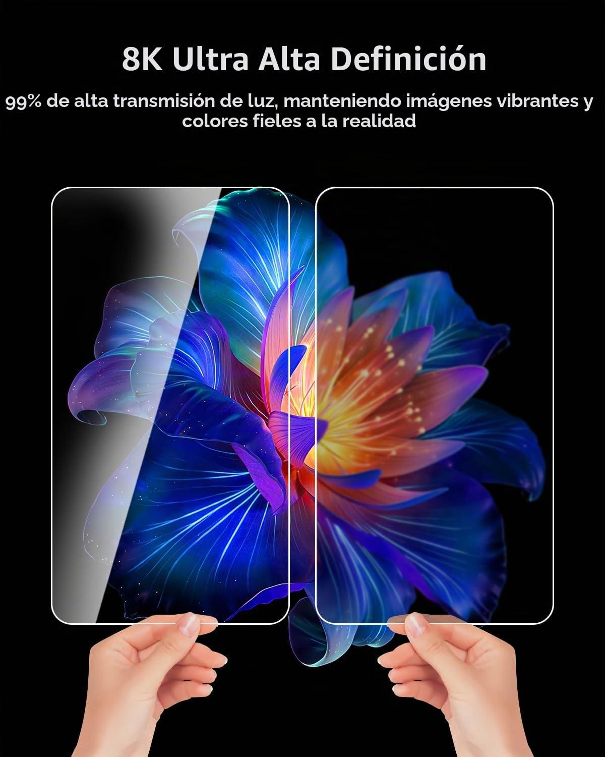 SHAOHAO 3 piezas compatibles con Audi A6 C8/4K & A7 4K8 & Q7 & Q8 2019-2023 2024 (Navigation + Rear Entertainment System) Juego completo de protectores de pantalla de vidrio templado