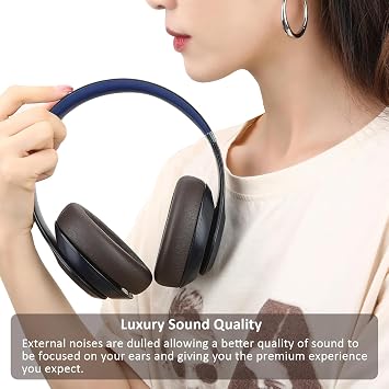 Ear Cushions Compatible with Beats Studio Pro, Replacement Ear Pads with Upgraded Memory Foam& Comfortable Protein Leather (Deep Brown)