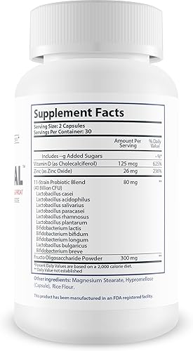 Miniatura 2 de Pro Nasal - Nuestro mejor suplemento de apoyo sinusal - Probióticos de garganta de nariz y oído - Probiótico sinusal para apoyo natural de los senos