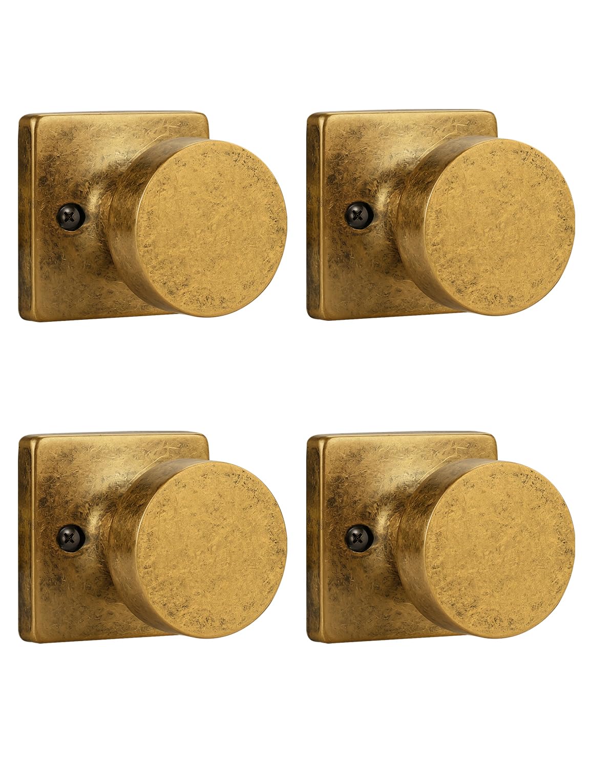 Poignée de porte intérieure simple latérale laiton fixe pour placard
