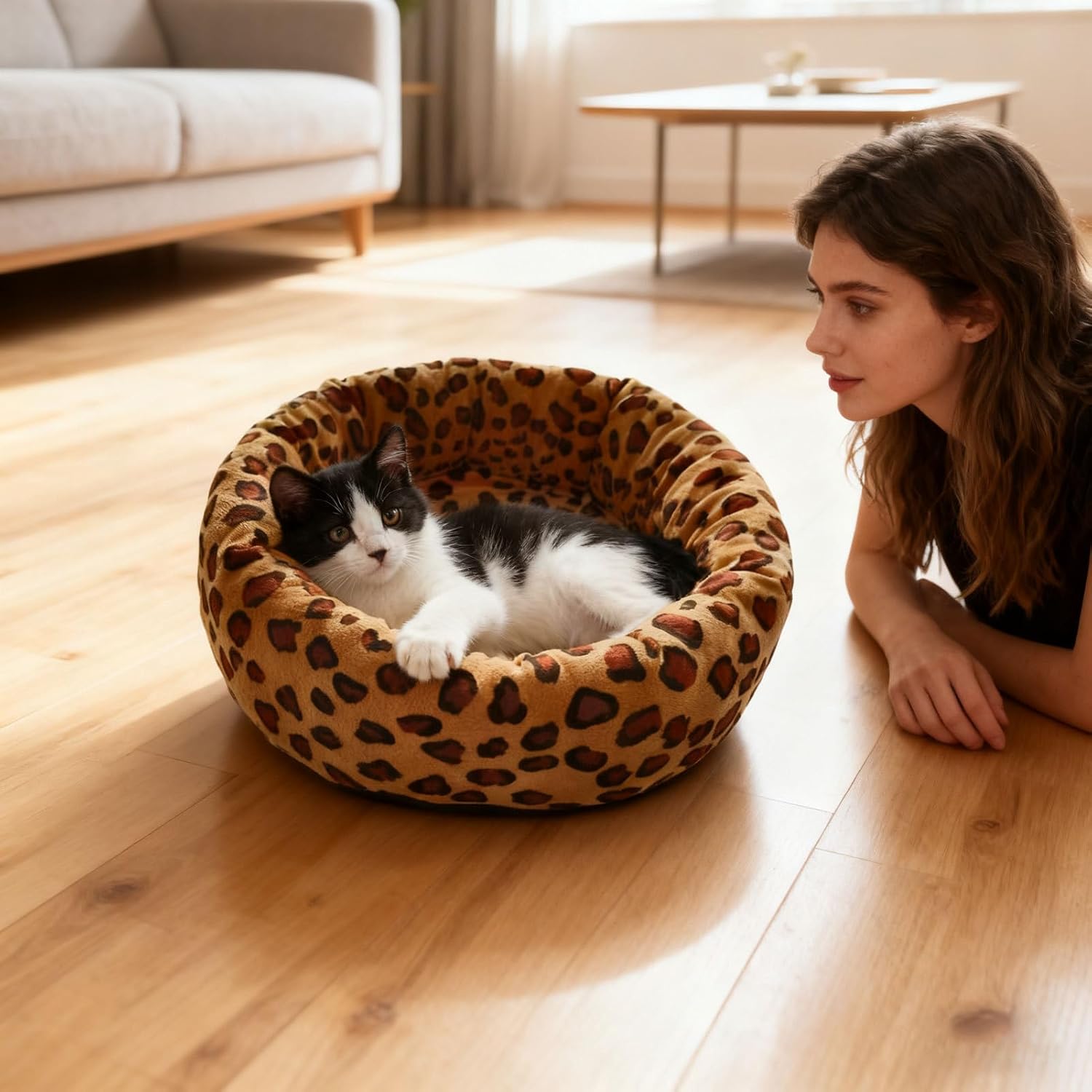 Genérico USB Heating Mat for Pets - Adjustable 3 Levels Warm Pad for Cats Dogs Rabbits | Thermal Cushion with Removable Cover and Safety Design, Perfect for Seasons