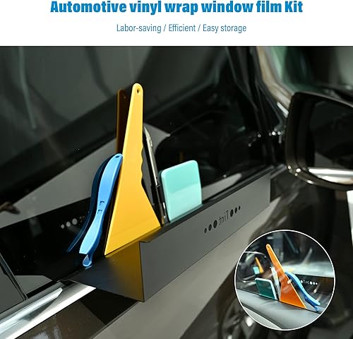 Miniatura 9 de NEWISHTOOL Herramienta de tinte de ventana de vehículo, cargador de velocidad para instalación de película de envoltura de juntas de huecos superior