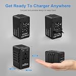 220v à 110v Convertisseur et adaptateur pour le voyage: Adaptateurs universels internationaux et convertisseurs de tension pour sèche-cheveux - Transformateur et adaptateur haute puissance pour US à l'Italie européenne UK EU