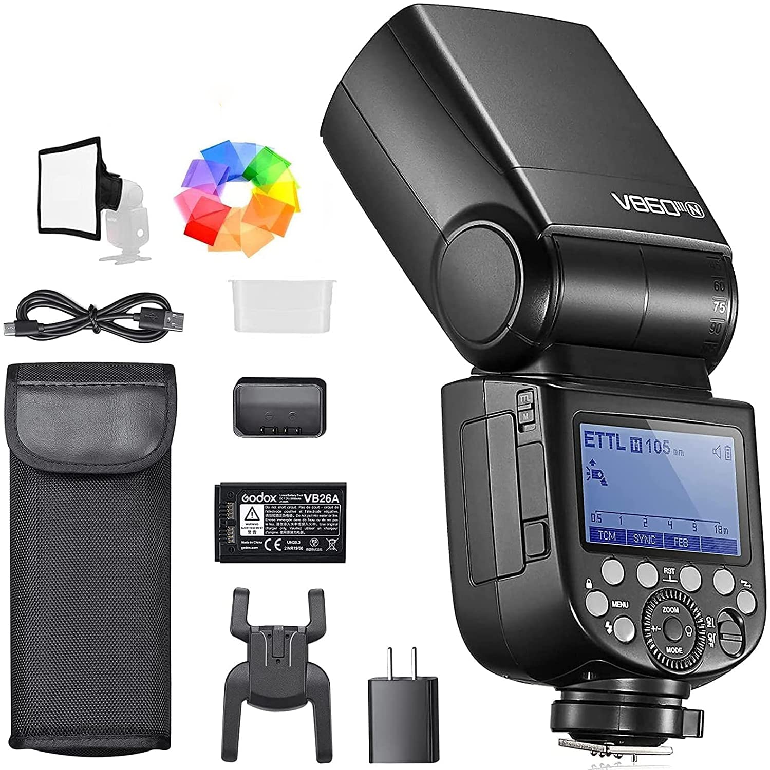 thumbnail image 2 of Godox V860III-C Camera Flash For Canon Camera Flash Speedlite 2 of 9