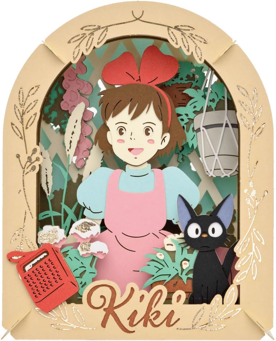 ensky - Kiki's Delivery Service - Kiki, Studio Ghibli Official Merchandise Paper Theater