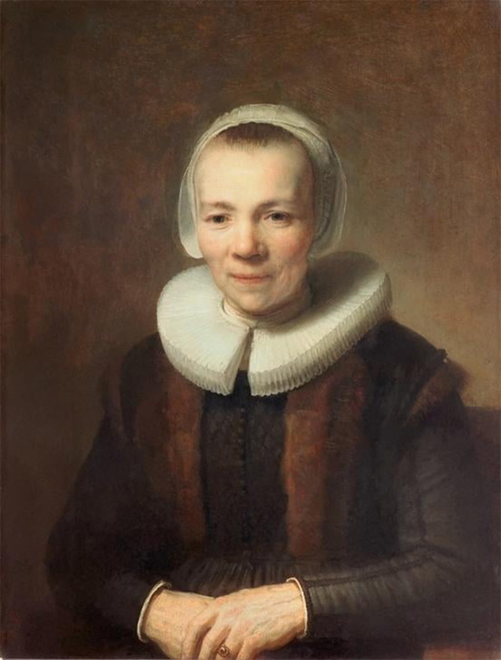 POSTERIIk Famous Print Pop Art Wall Art Graffiti Portrait of baertje martens by Rembrandt van Rijn Art Prints for Home Decor 60x90cm