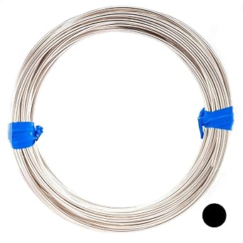 8 Gauge, 925 Sterling Silver Wire Round Dead Soft Made in USA - 1FT by CRAFT WIRE