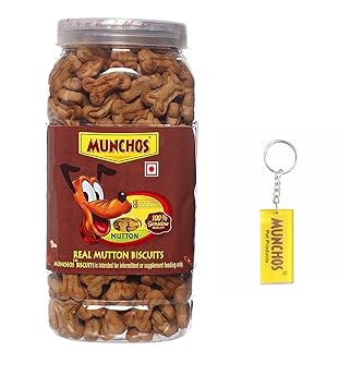 MUNCHOS Real Mutton Dog Biscuits 500 g