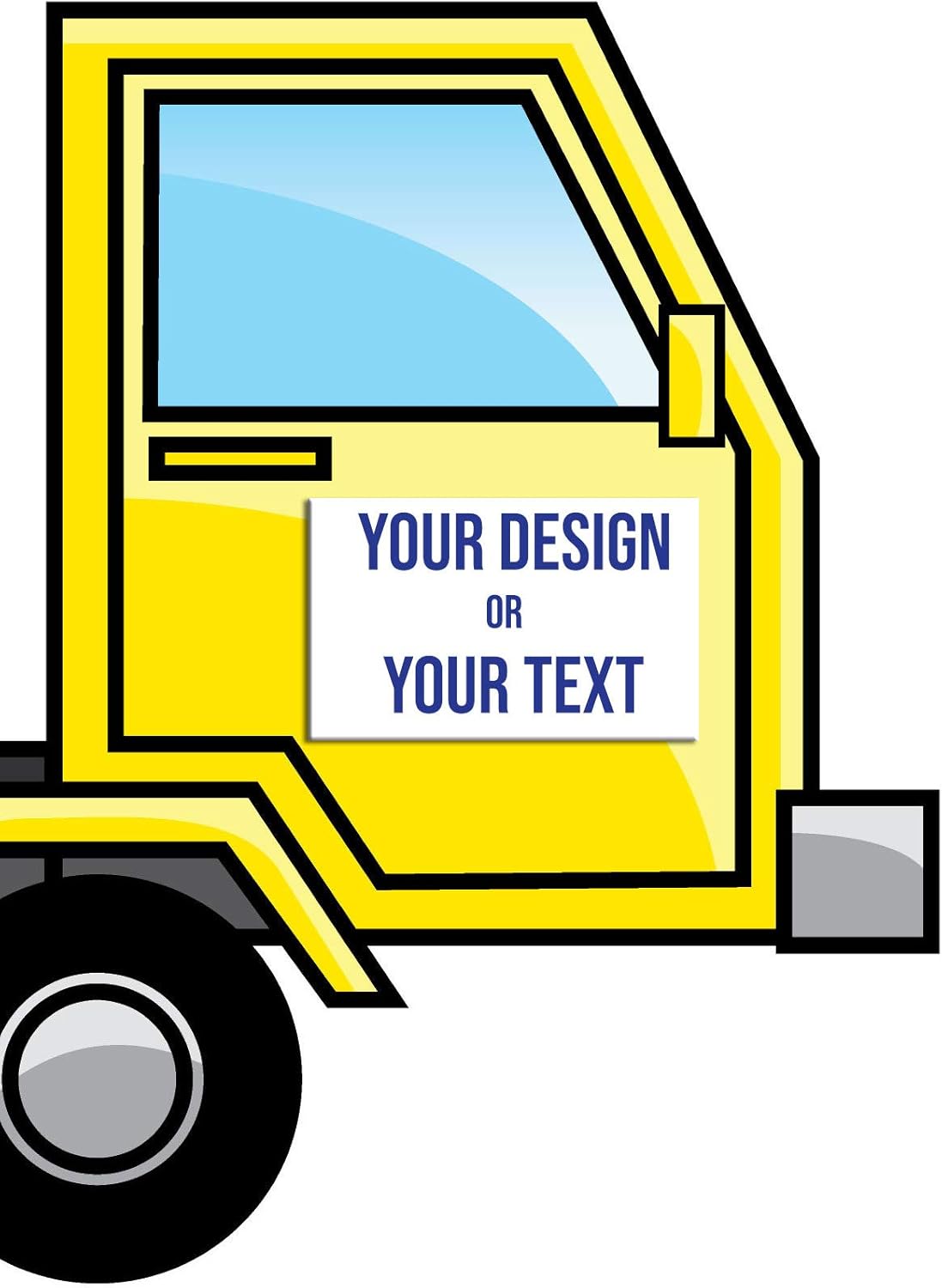 2pc- 12" x 24" Custom Car Van Magnets Auto Truck Vehicle Magnetic Signs