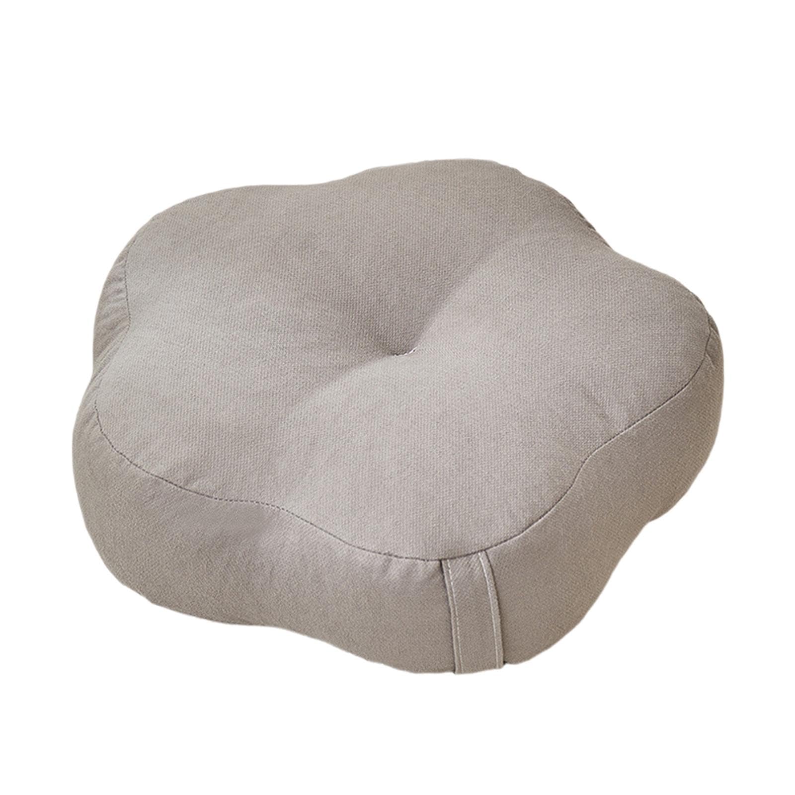 Fenteer Round Floor Pillow,Seating Cushion,Comfortable,Floor Cushion Pad Meditation Pad for Chair Sofa Adults Kids Office Living Room, Light Gray