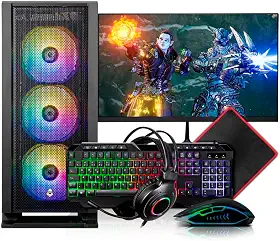 PC Gamer Completo Mancer, Intel Core i5 8ª Geração, 16GB RAM, SSD 480GB + Combo Periférico Gamer + Monitor 21'
