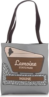 Lamoine State Park Maine Welcome Sign Vacation Tote Bag