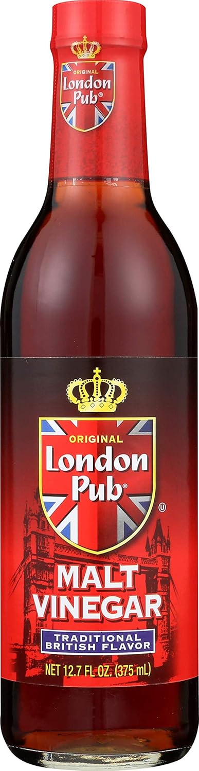 London Pub Malt Vinegar, 12.7-Ounce Glass (Pack of 6)