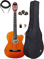 Violão Elétrico Giannini Sf14 Flat Natural + Capa Reforçada