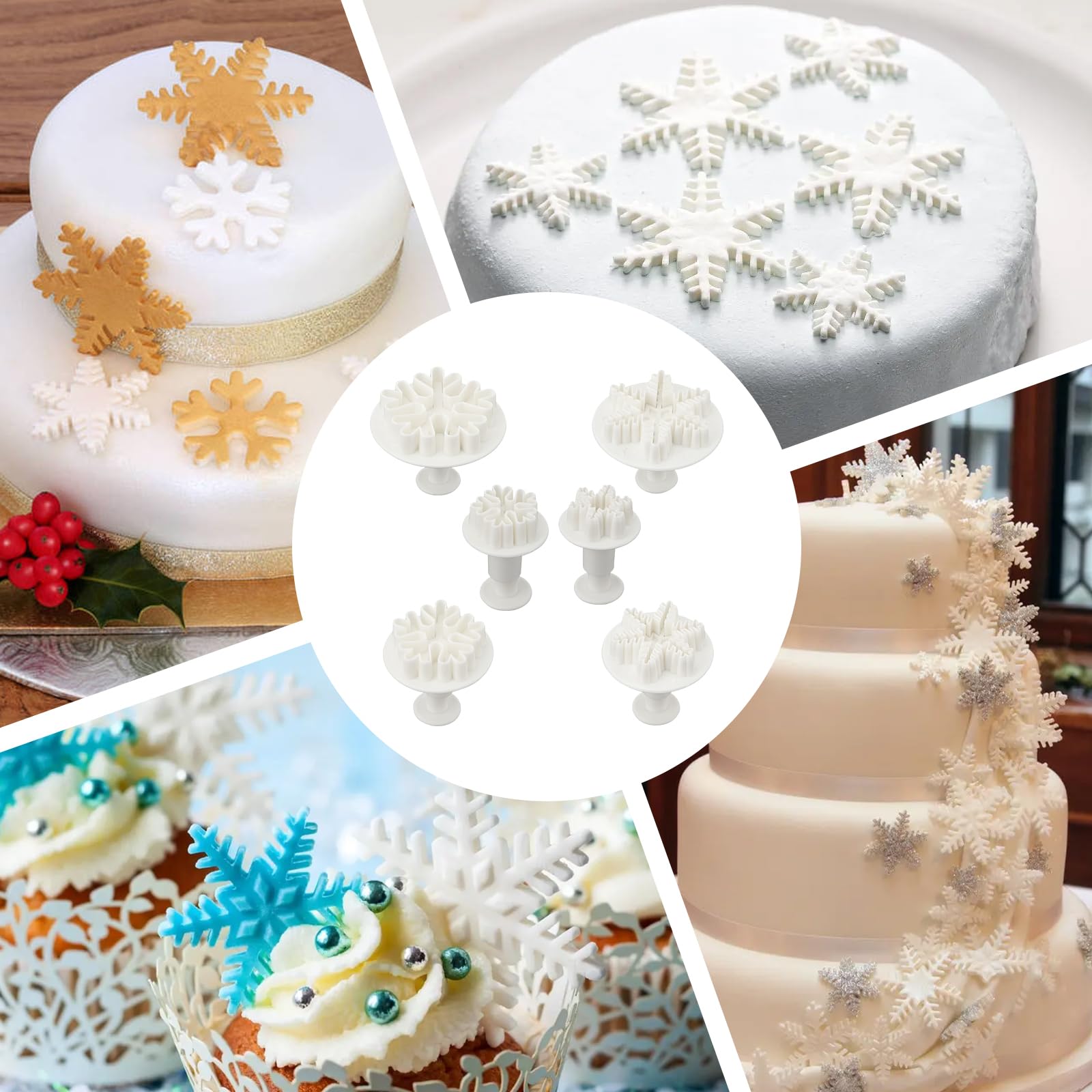 Lemgyiamz Fondant Ausstecher Set 33-teilig - Blumen, Schmetterlinge & Herzen Für Torten-Deko