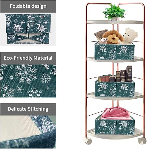 Miniatura 4 de Paquete de 3 contenedores de almacenamiento para armario, caja de almacenamiento grande trapezoidal, cestas de tela plegables para organizar ropa,