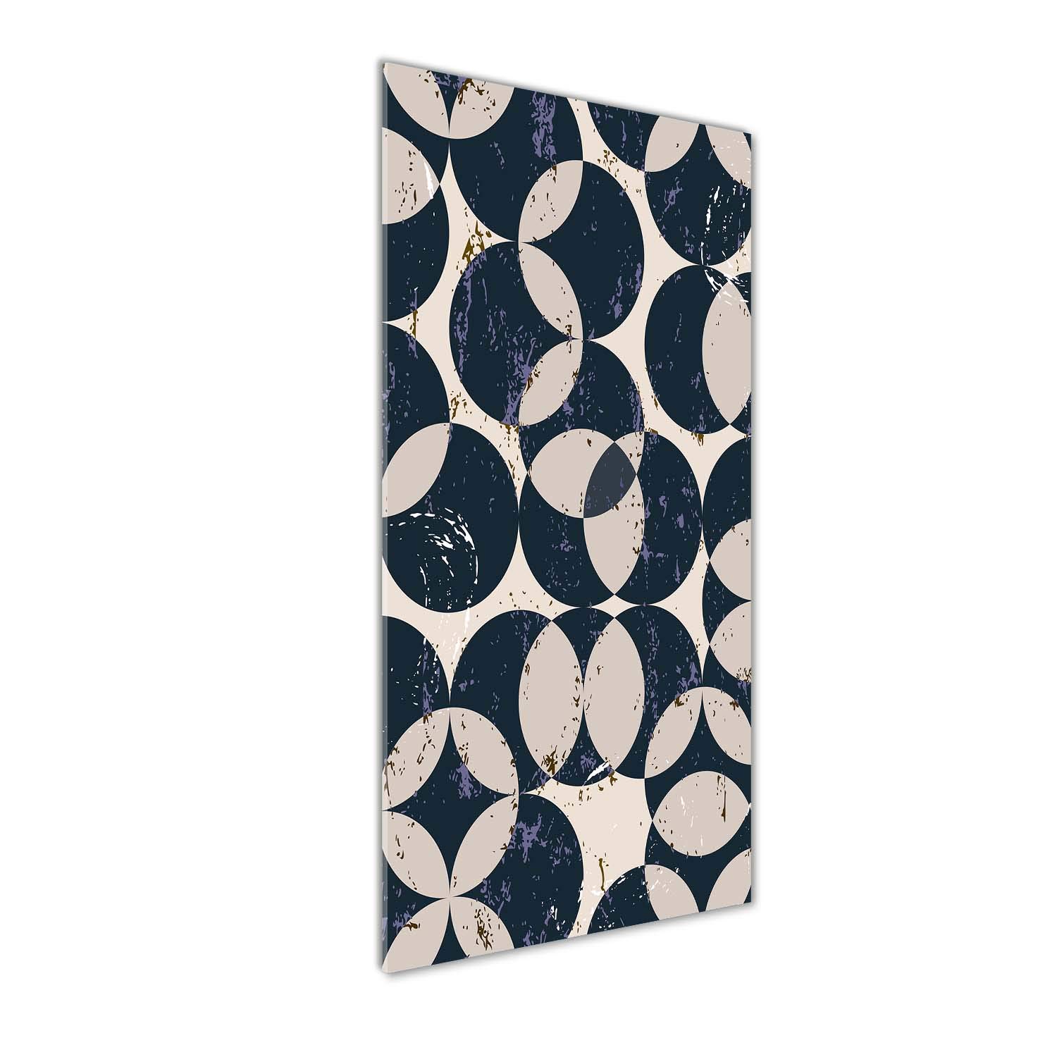 Déco mural derrière le plastique acrylique Tulup 50x125 géométrique beige