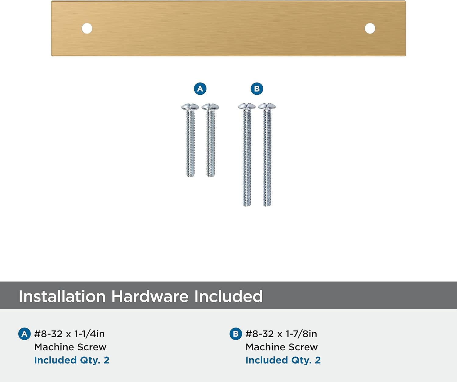 Amerock Ladera 5-1/16 inch (128mm) Center-to-Center Rectangle Champagne Bronze Cabinet Pull Backplate, BP37763CZ