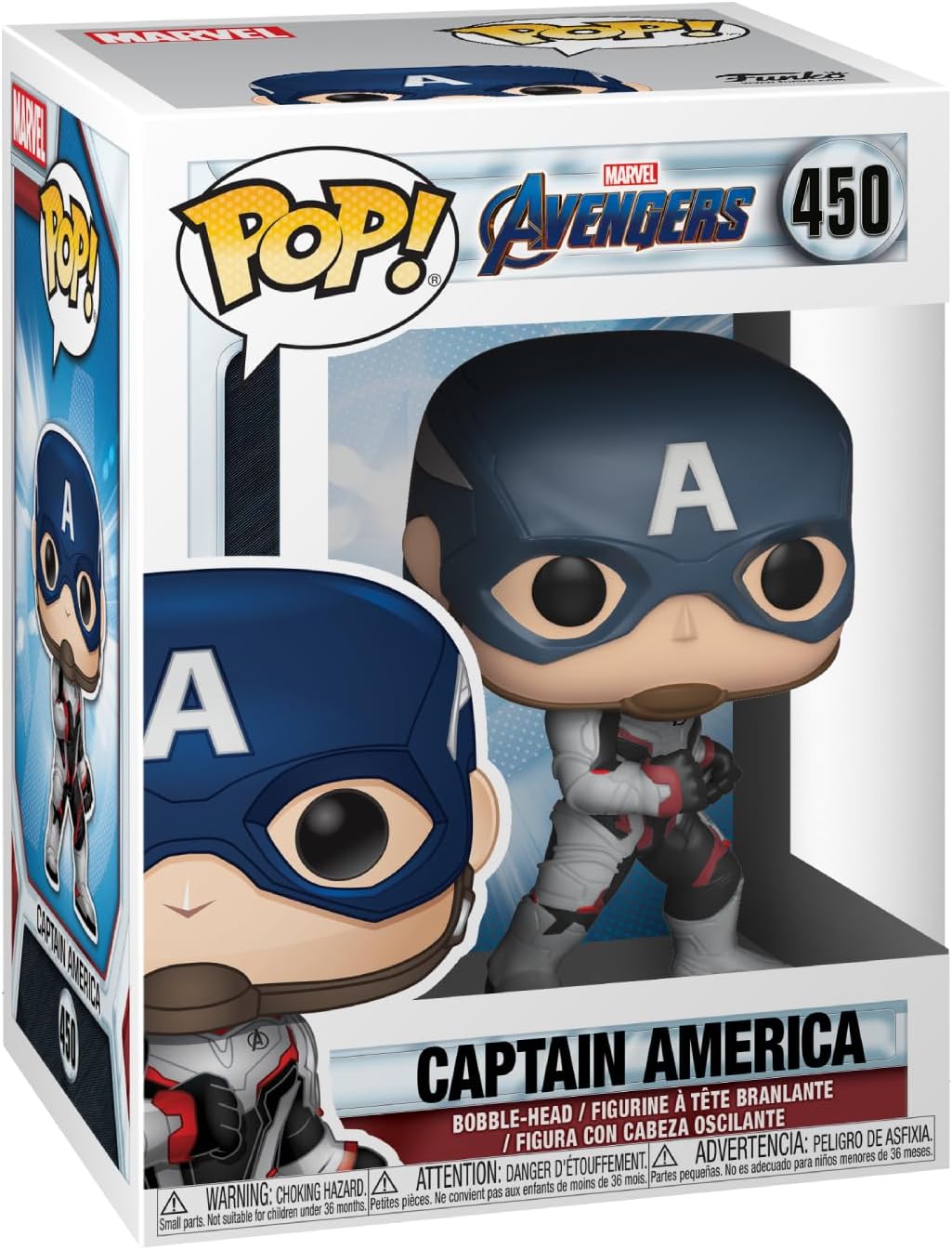 POP!: Marvel Avengers Endgame: Captain America - Collectible Vinyl Figure - Gift Idea - Official Merchandise - for Kids & Adults - Movies Fans - Model Figure for Collectors and Display