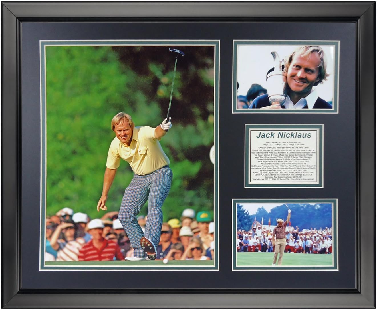 Legends Never Die Jack Nicklaus Framed Photo Collage, 16" x 20"